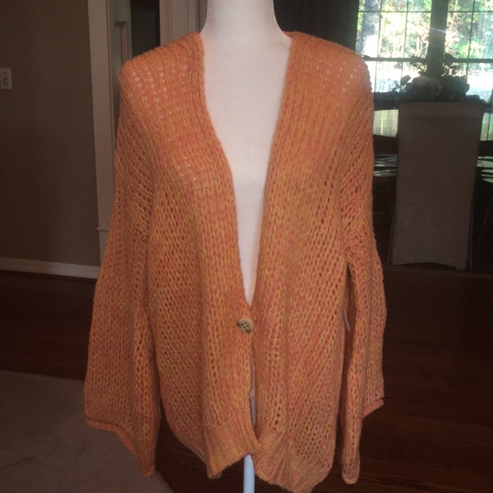 Free People Home Town Slouchy Cardigan Sweater - Picture 8 of 16